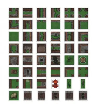 Digital Forge: Abandoned Sewers - Modular Terrain Tiles - bw-terrain-forge