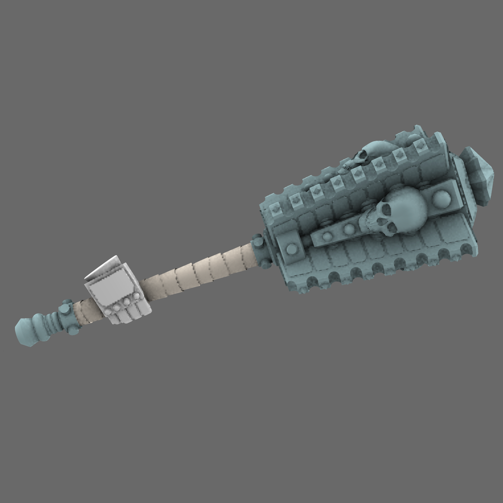Cyber Samurai Greater Tetsubo Right Hand