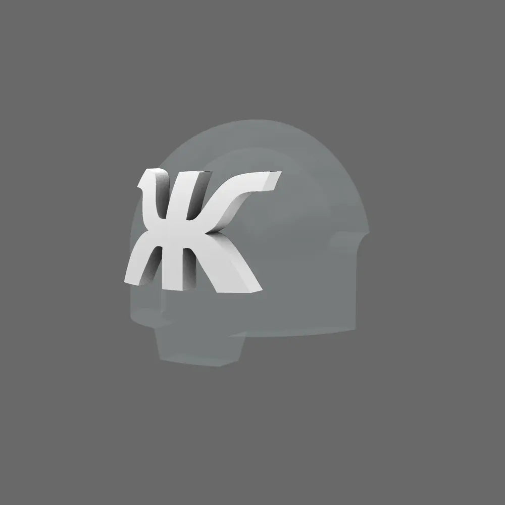 Order of Zhe-nos Hellions Destroyer Shoulder Symbols X60 BW Terrain & Forge