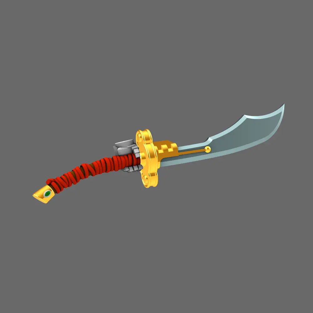 Space Mongols Guan Dao Energy Sword (LEFT) BW Terrain & Forge