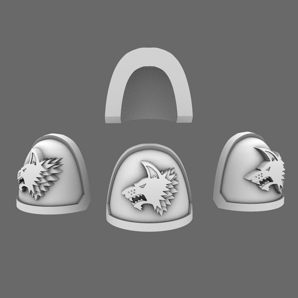 Space Vikings V07 Eagle Shoulder Pads Type A LEFT