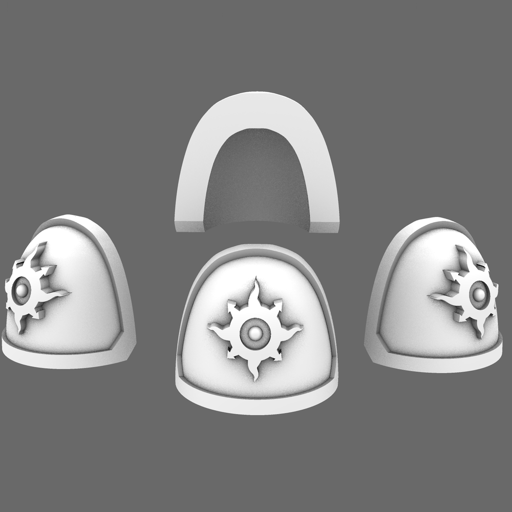 Space Egyptians V07 Eagle Shoulder Pads Type A