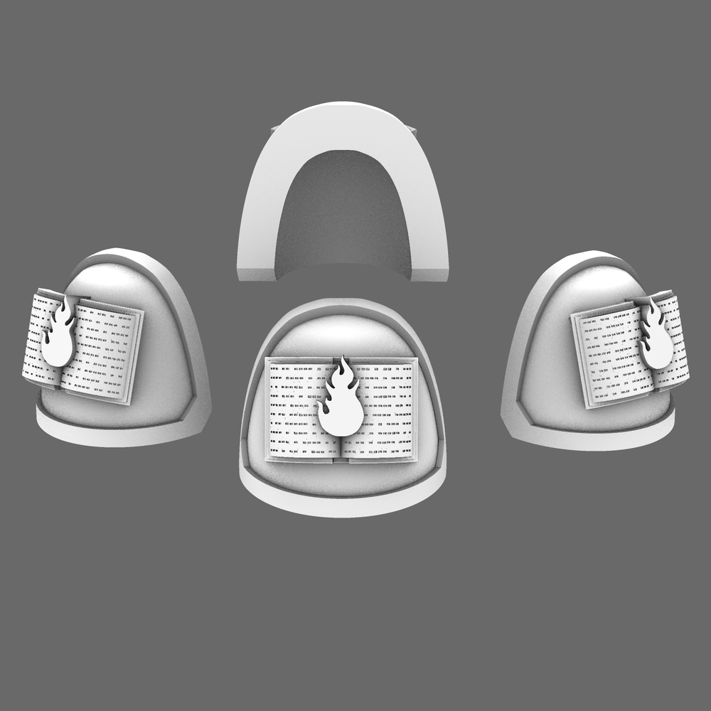 Heralds of Corruption V07 Eagle Shoulder Pads Type A