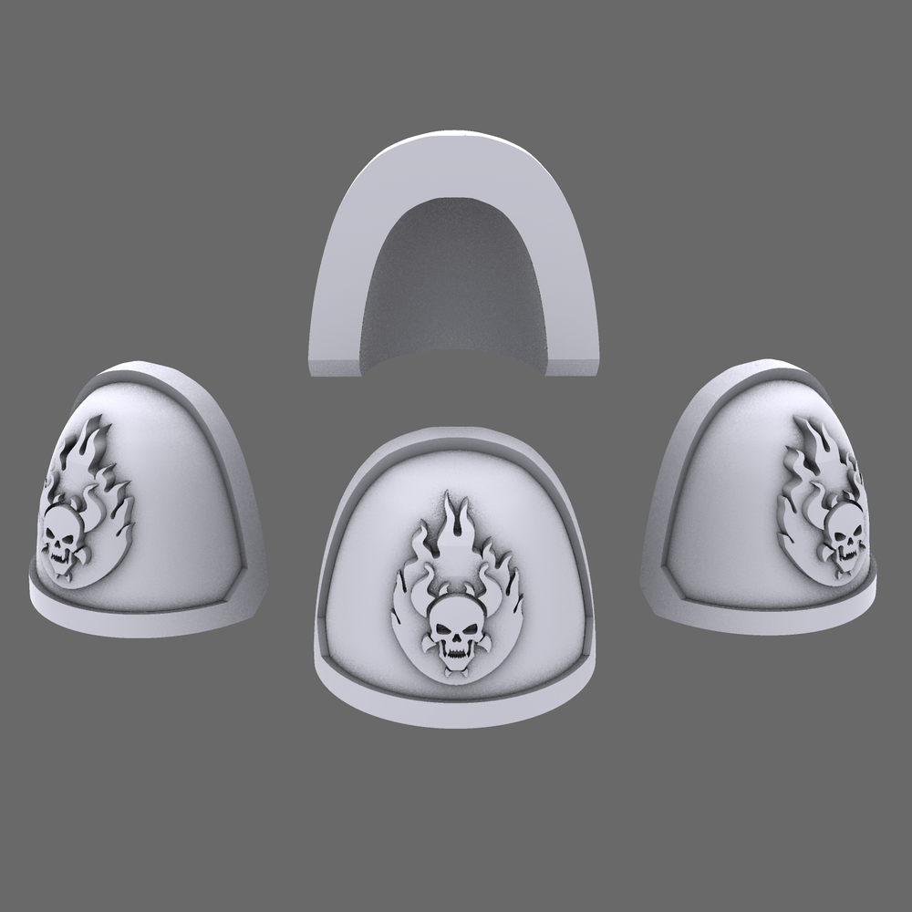 Heralds of Corruption V07 Eagle Shoulder Pads Version 2 Type A