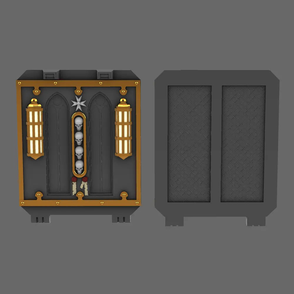 Space Templar V2 APC Door Set Command Style BW Terrain & Forge
