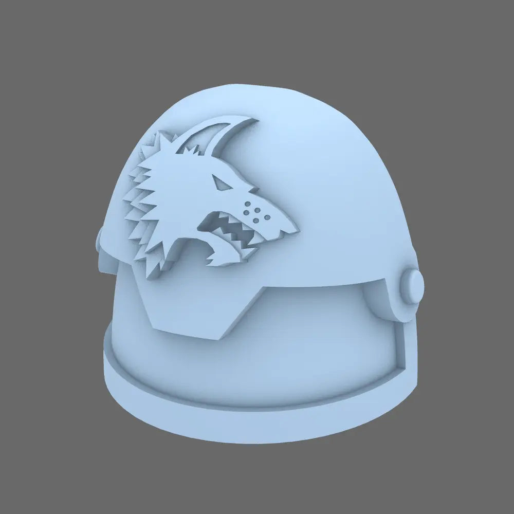 Space Vikings V7 Compound Shoulder Pads RIGHT BW Terrain & Forge