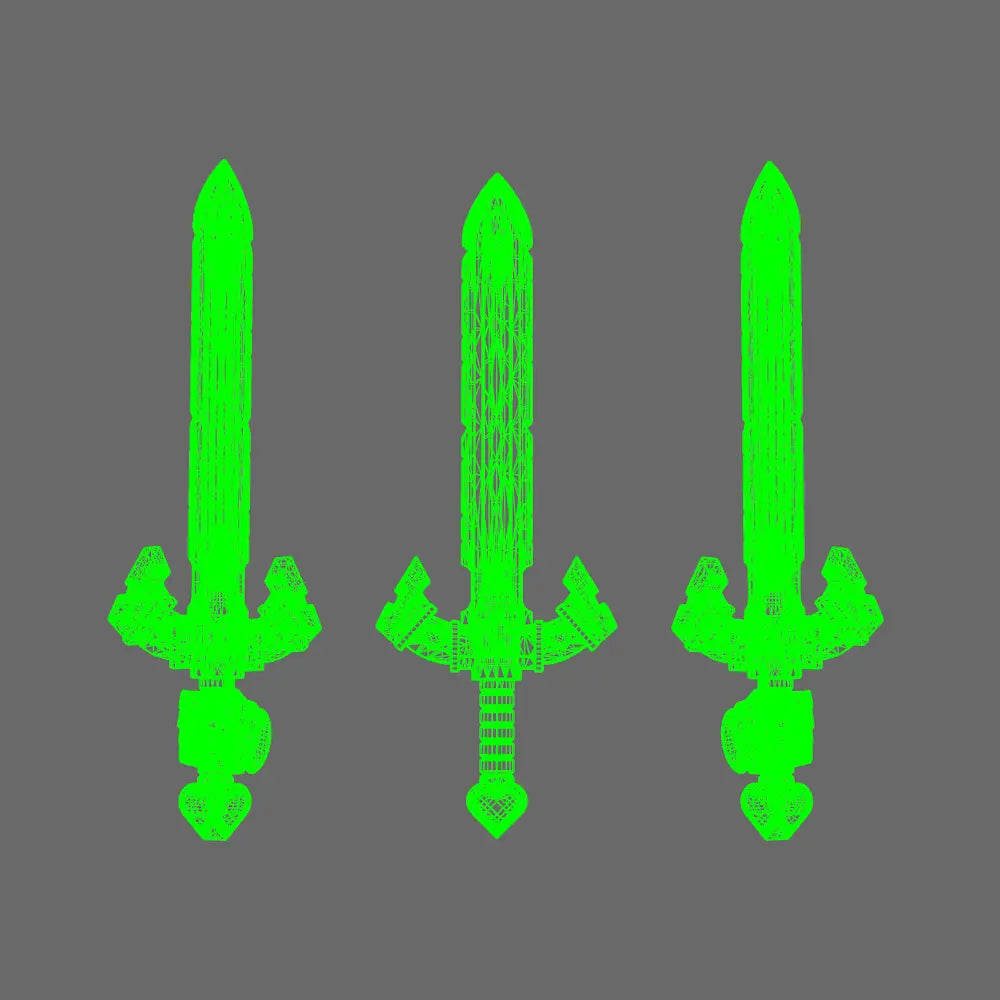 Pride Marines Power Sword x10 BW Terrain & Forge