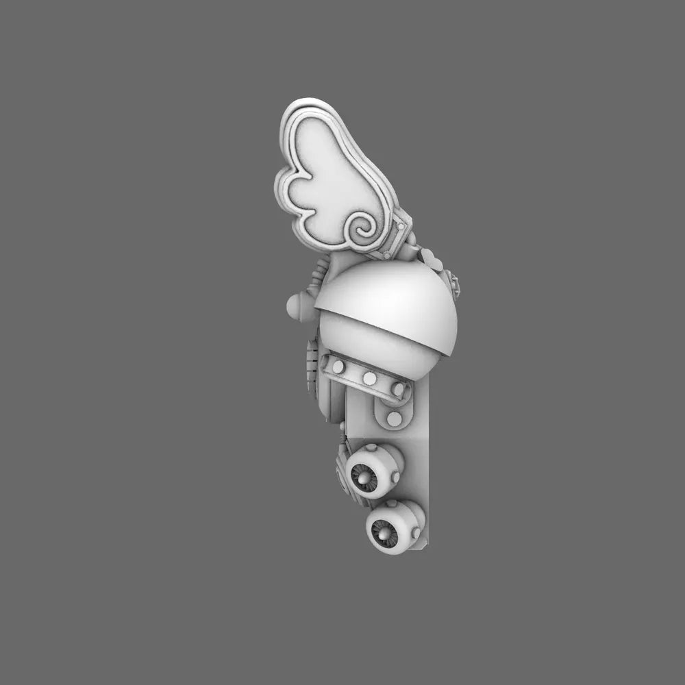 Pride Marines V10 Winged Back Pack X 10 BW Terrain & Forge