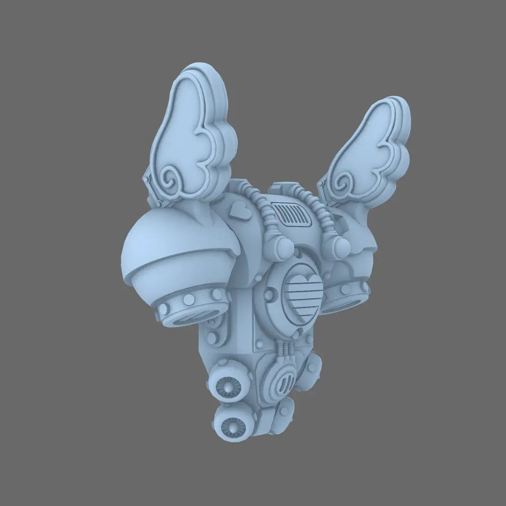 Pride Marines V10 Winged Back Pack X 10 BW Terrain & Forge