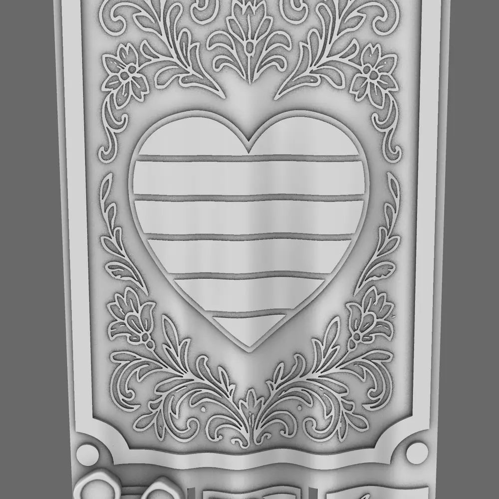 Pride Marines Battle Standard NO HAND BW Terrain & Forge