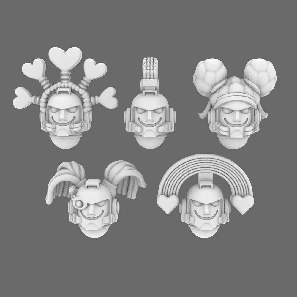 Pride Marine Joy Squad V10 Veteran Helmets BW Terrain & Forge