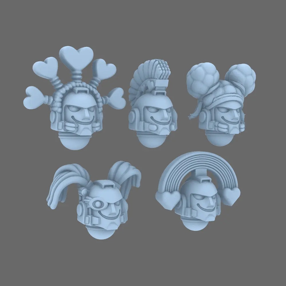 Pride Marine Joy Squad V10 Veteran Helmets BW Terrain & Forge