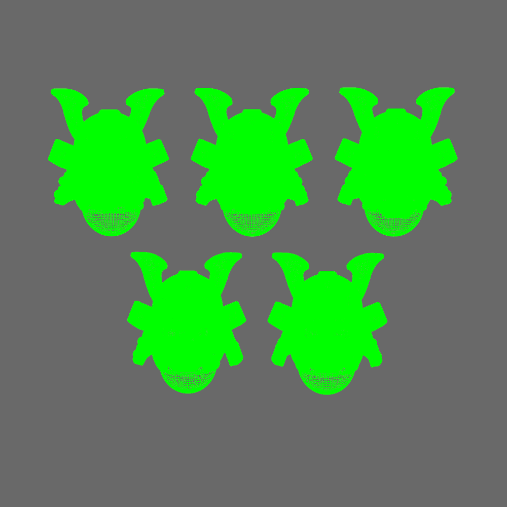 Cyber Samurai V1 Thunder Helmet BW Terrain & Forge