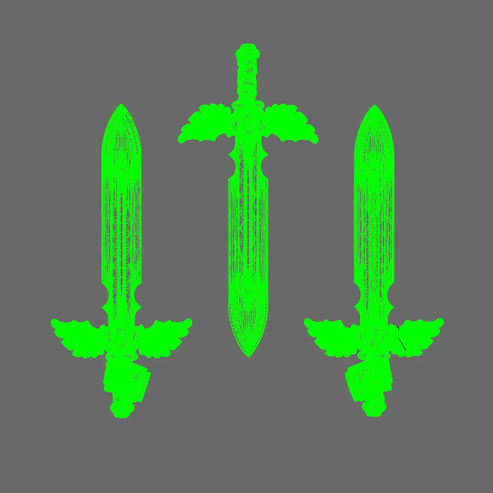 Arthurian Knights Electro Sword BW Terrain & Forge