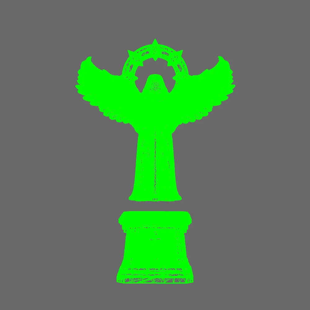 Arthurian Knights Guardian Saint Statue BW Terrain & Forge