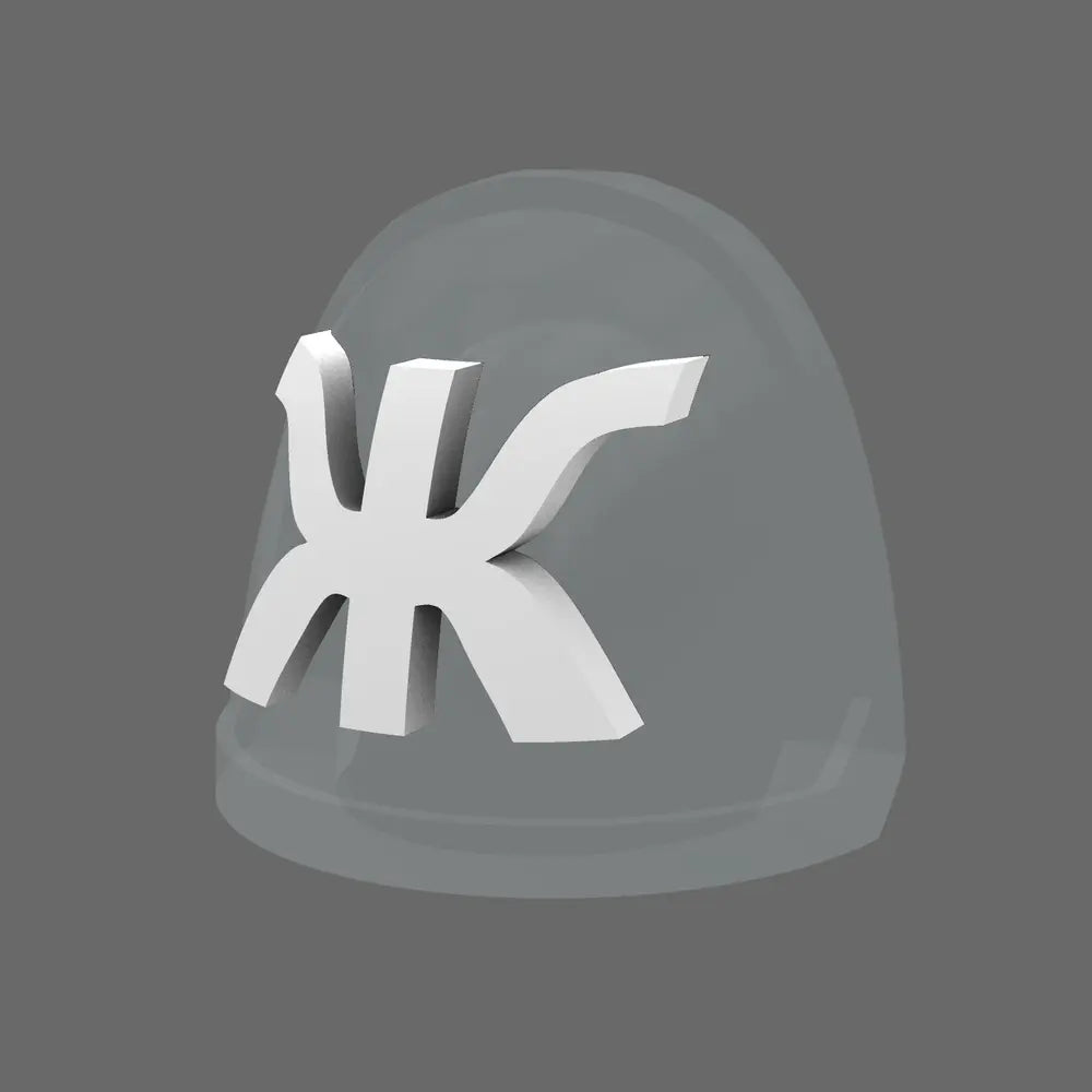 Order of Zhe-nos Hellions Knight Shoulder Symbols X 60 BW Terrain & Forge