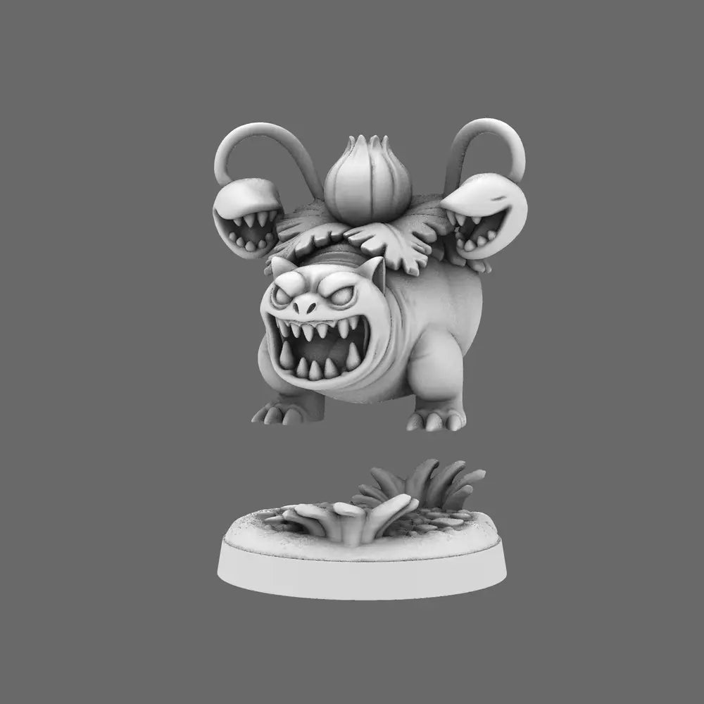 Space Orcs - Maneater Vinewhip Attack Beast BW Terrain & Forge