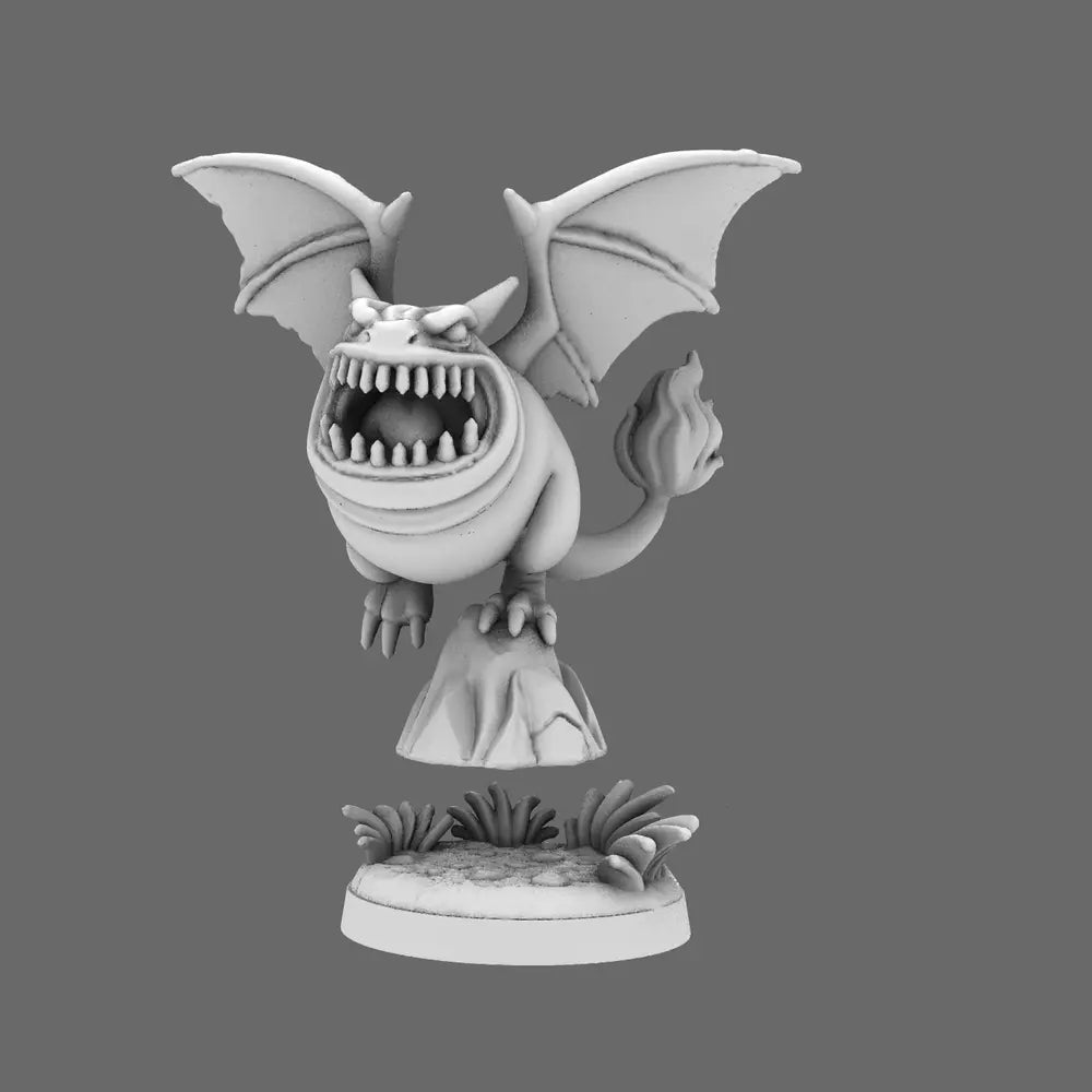 Space Orks - Inferno Flametail Attack Beast BW Terrain & Forge