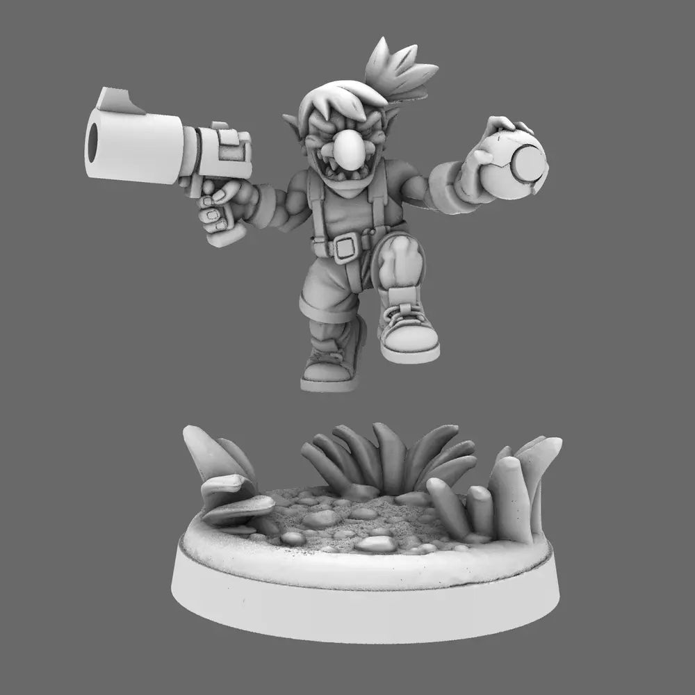 Space Ocs - Musty-K-Zoomie Beast Tamer BW Terrain & Forge