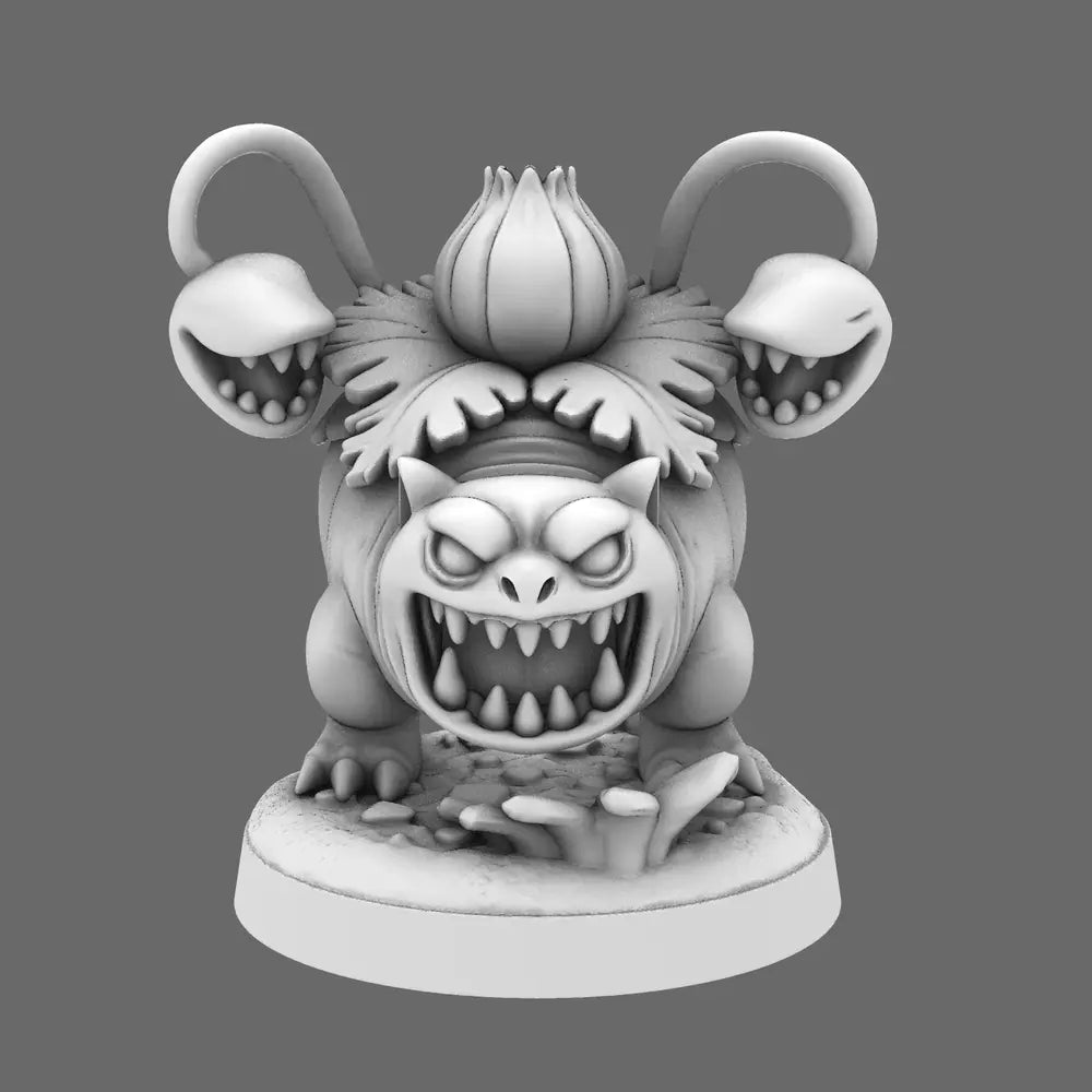 Space Orcs - Maneater Vinewhip Attack Beast BW Terrain & Forge