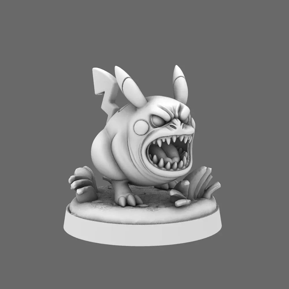 Space Orcs - Zappy Thundermaw Attack Beast BW Terrain & Forge