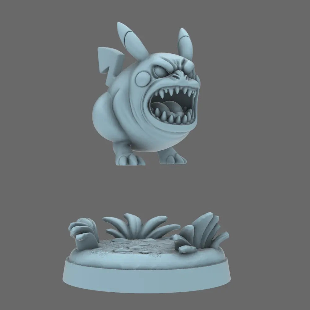 Space Orcs - Zappy Thundermaw Attack Beast BW Terrain & Forge