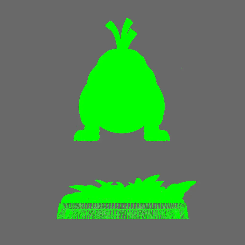 Space Orcs - Noggin Quacklash Attack Beast BW Terrain & Forge