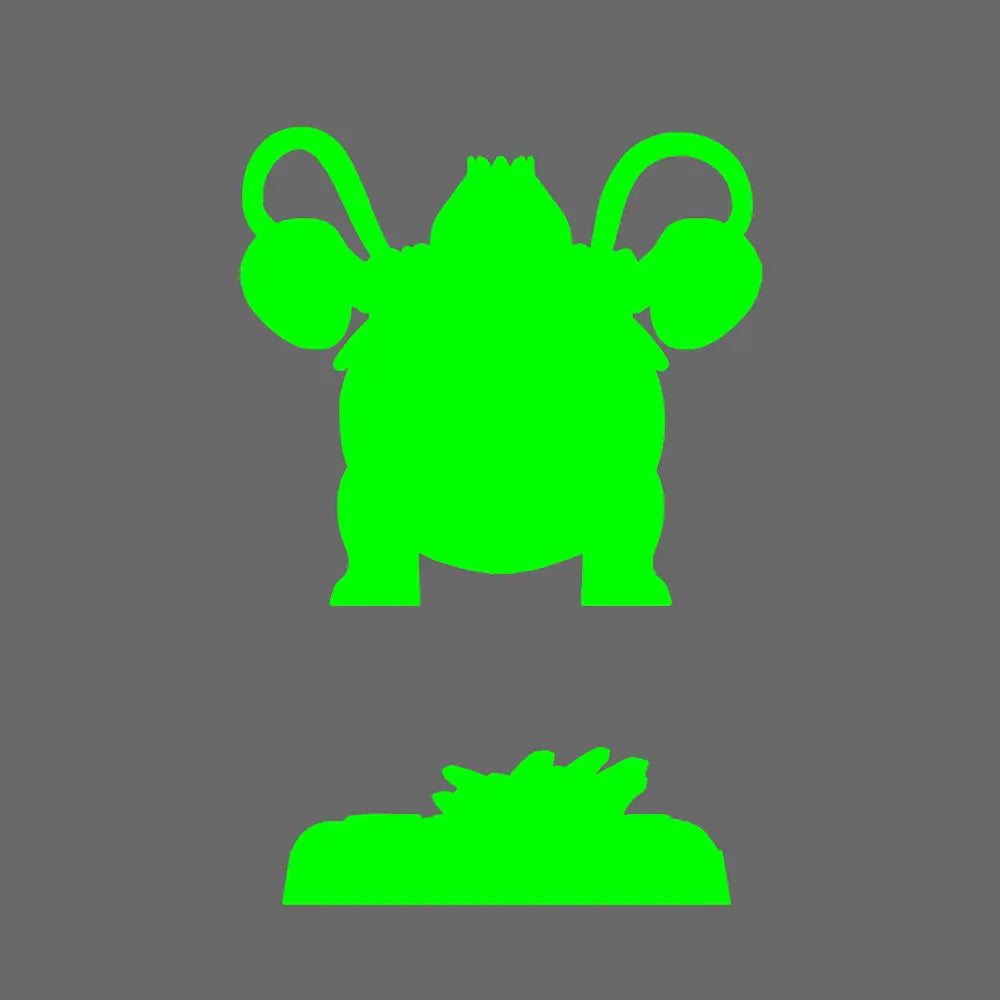 Space Orcs - Maneater Vinewhip Attack Beast BW Terrain & Forge