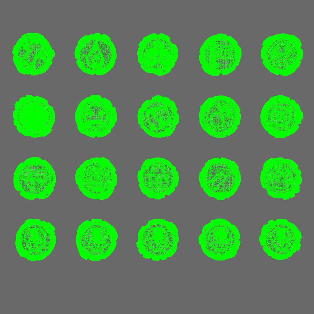 Space Orcs OPR Tokens BW Terrain & Forge