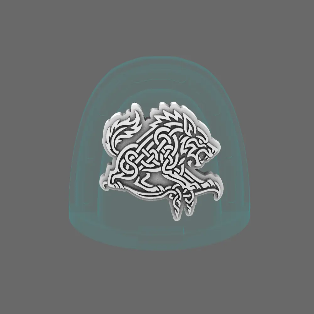 Arctic Prowler V10K Shoulder Symbols Right X 60 BW Terrain & Forge