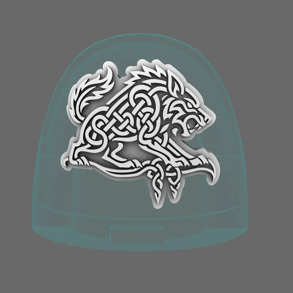 Arctic Prowler V10R Shoulder Symbols RIGHT X 60 BW Terrain & Forge