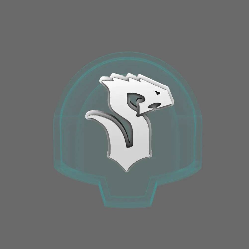 Void Serpents DV04 Shoulder Symbols RIGHT BW Terrain & Forge