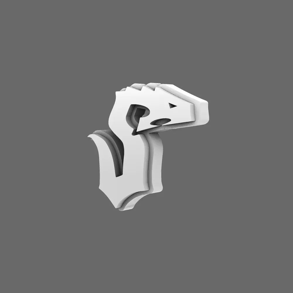Void Serpents DV04 Shoulder Symbols RIGHT BW Terrain & Forge