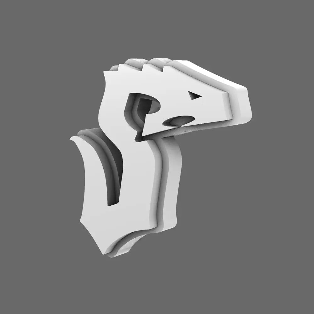 Void Serpents V10B Shoulder Symbols RIGHT BW Terrain & Forge