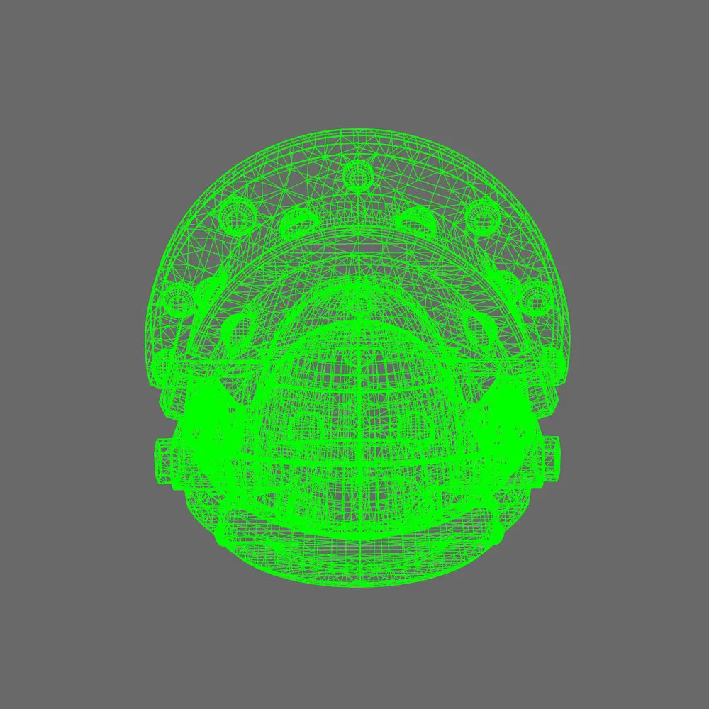 Space Knight V1 Exterminator Shoulder Pads Type C X 10 BW Terrain & Forge