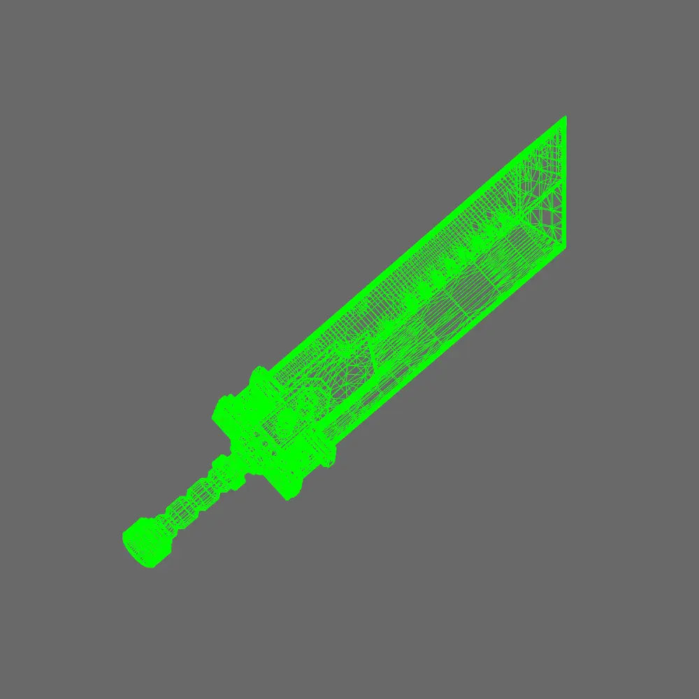 Space Knights Fantasy Cloud Sword NOHAND X 10 BW Terrain & Forge