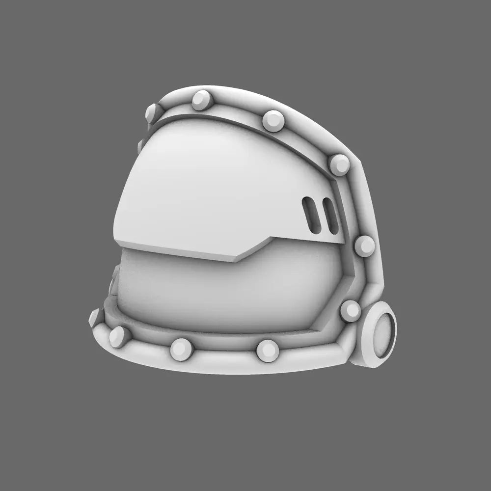 Space Knights V2 Metal Storm Shoulderpads Type A X 10 BW Terrain & Forge