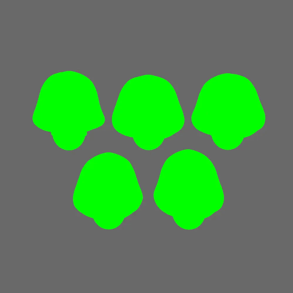 Space Knights V2 Metal Storm Hooded Helmets BW Terrain & Forge