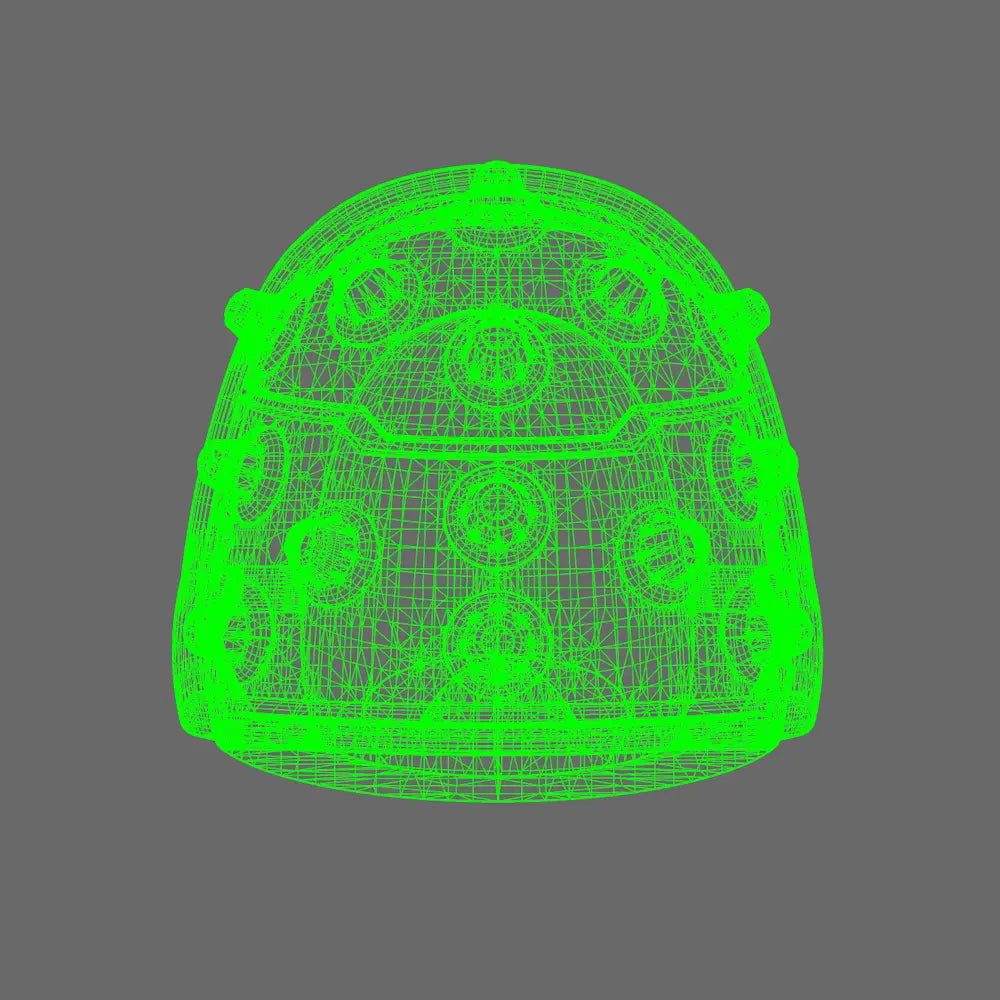 Space Knights V4 Savage Studded Shoulder Pads Type B X 10 BW Terrain & Forge