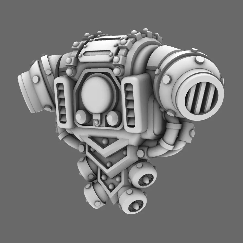 Space Knights V4  Savage Backpack X 10 BW Terrain & Forge