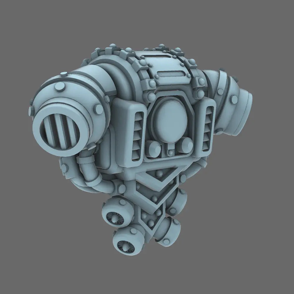 Space Knights V4  Savage Backpack X 10 BW Terrain & Forge