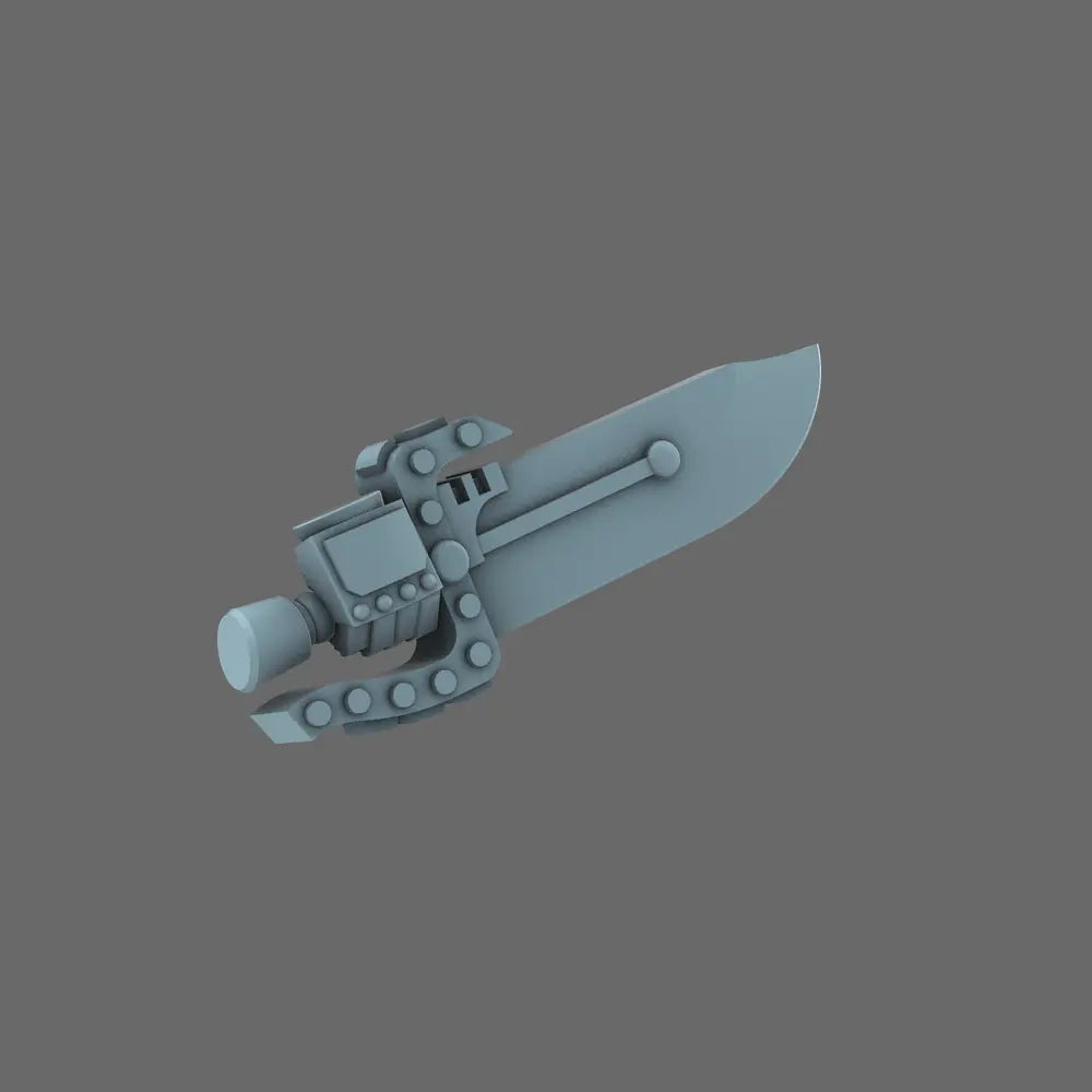 Cyber Samurai Butterfly Style Electro Sword RIGHT X 10 BW Terrain & Forge