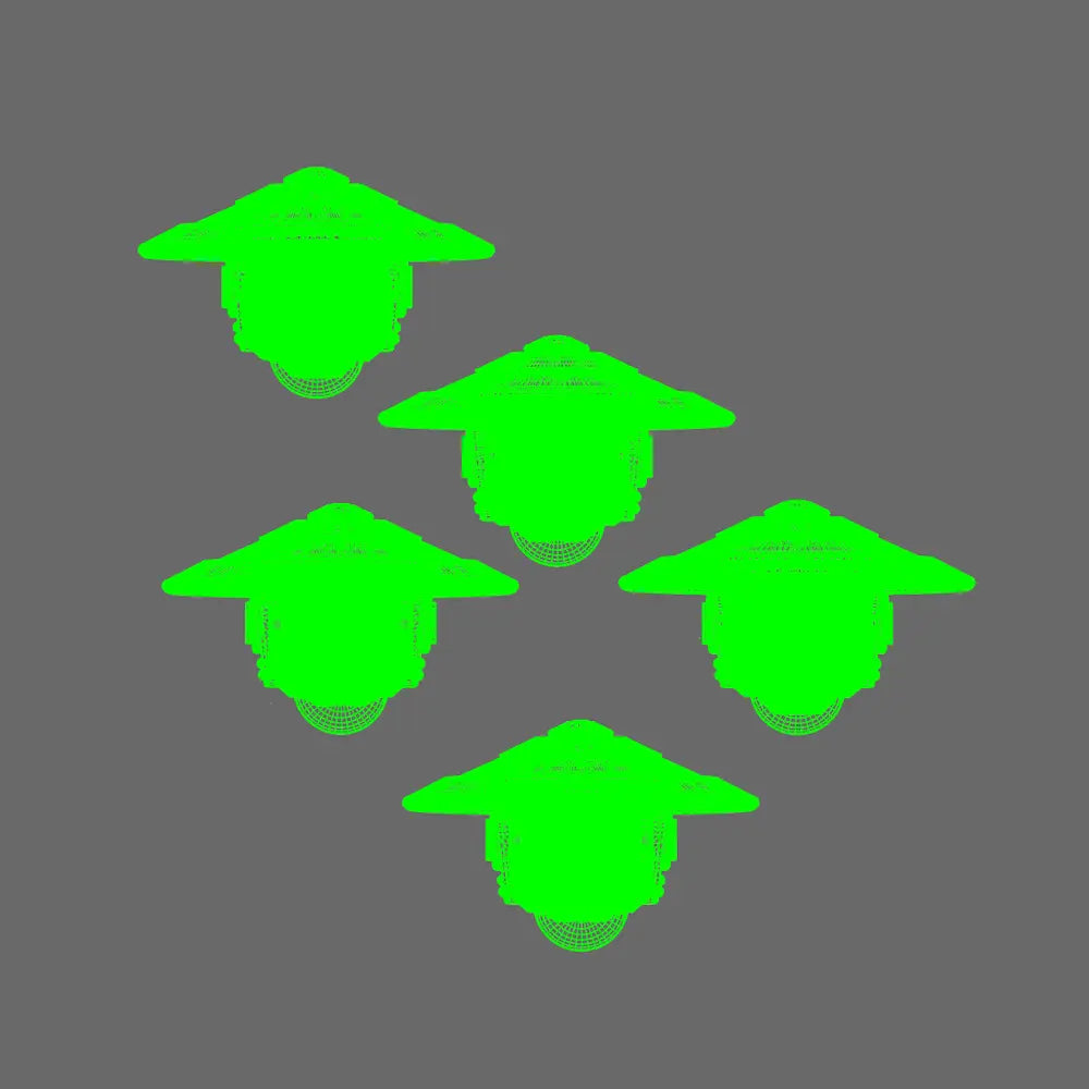 Cyber Samurai V10K Skull & Oni Jingasa Helmets X 10 BW Terrain & Forge