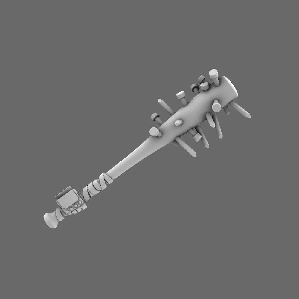 Space Knights Spikey Bats X10 BW Terrain & Forge