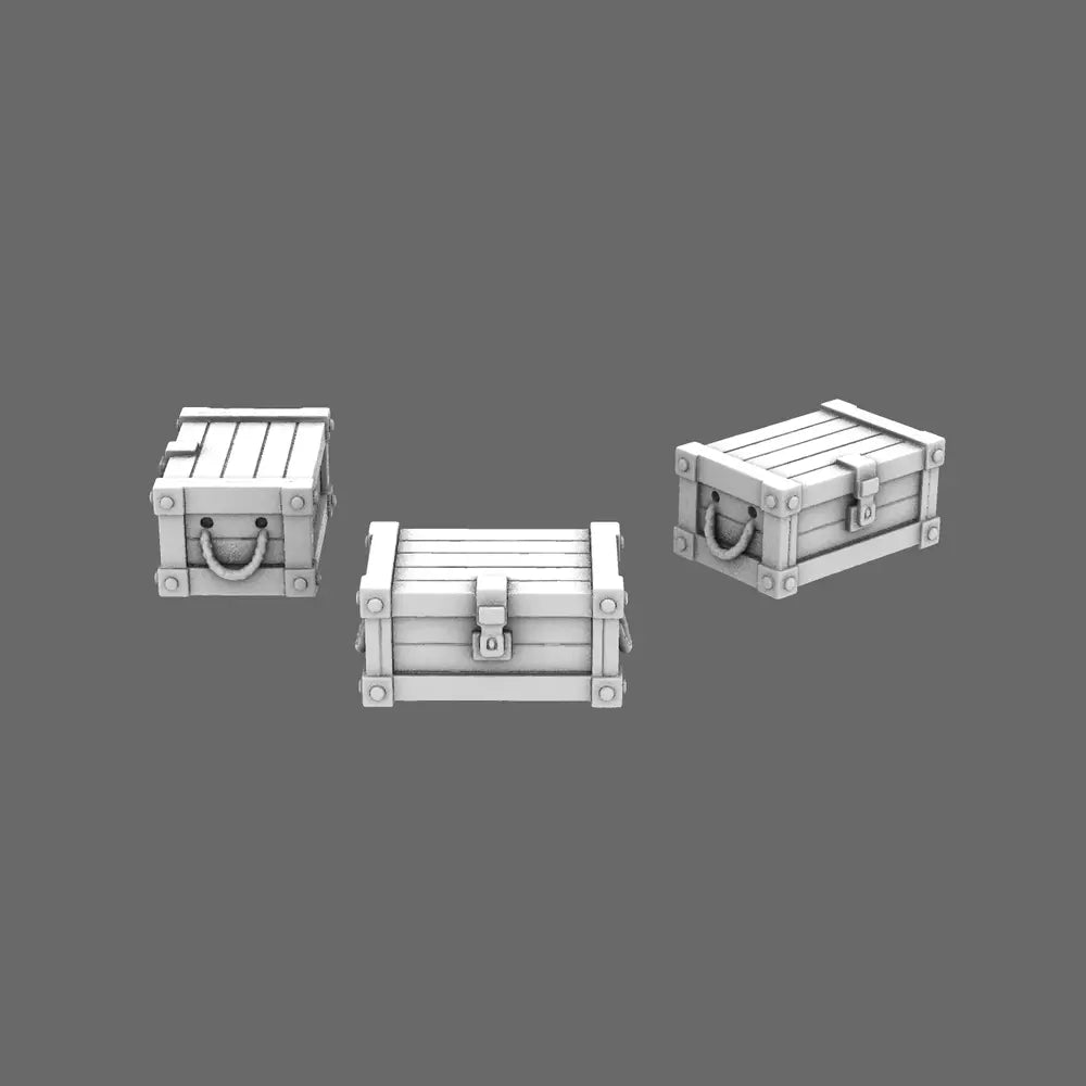 BWTF Scenic Small Wooden Crates BW Terrain & Forge
