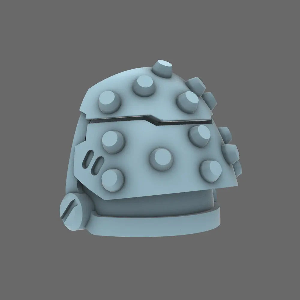 Space Knights V5 Defiance Studded Shoulder Pads Type A X 10 BW Terrain & Forge