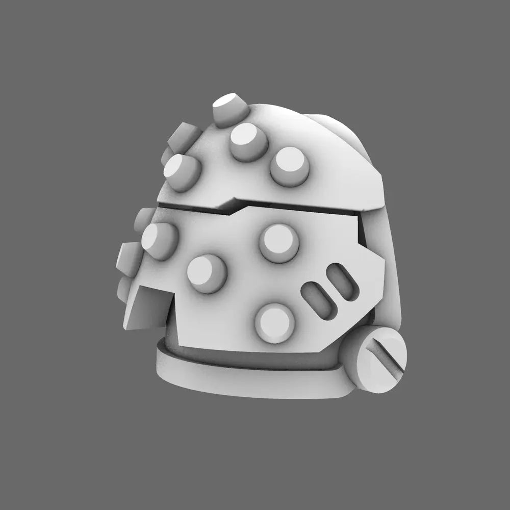 Space Knights V5 Defiance Studded Shoulder Pads Type C X 10 BW Terrain & Forge