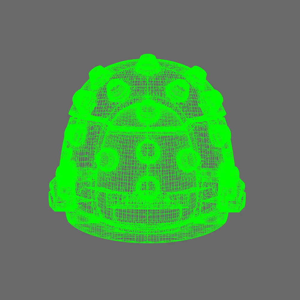 Space Knights V5 Defiant Studded Shoulder Pads Type D X 10 BW Terrain & Forge