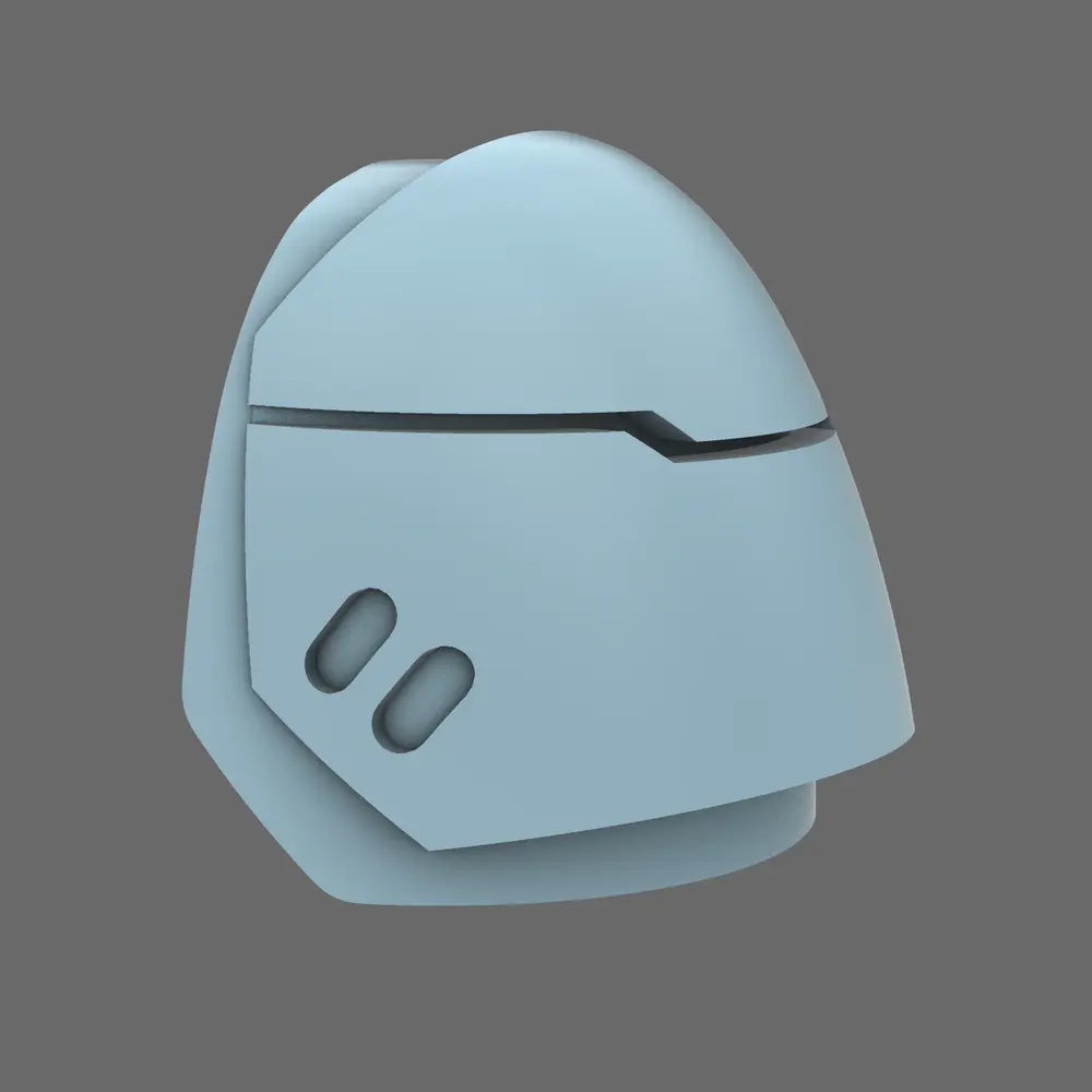 Space Knights V6 Stroud Smooth Shoulder Pad Type B X 10 BW Terrain & Forge