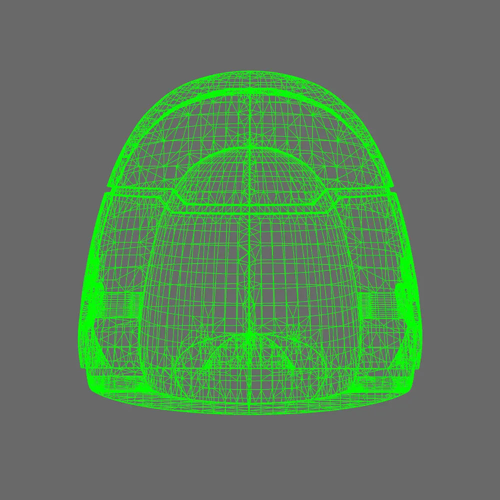 Space Knights V6 Stroud Smooth Shoulder Pad Type B X 10 BW Terrain & Forge